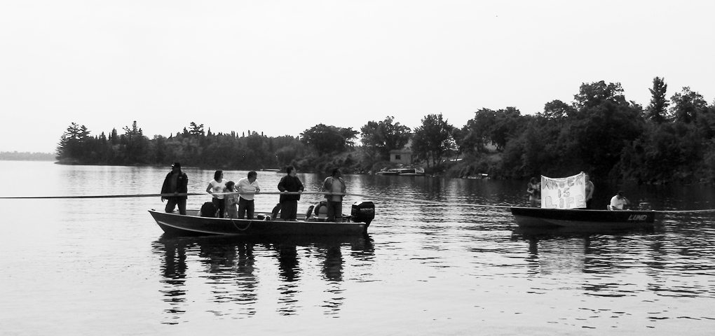Shoal Lake #39 members occupy water source | Wawatay News Online