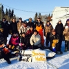 A dozen snow walkers, between 9 and 49 years of age, participated in a four day Kwe-ta-po-ha-kun Youth Camp near Fort Albany First Nation. Submitted photo 