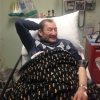 Moses Kakekaspan recovering in the nursing station. Photo by Sergeant Matthew Gull